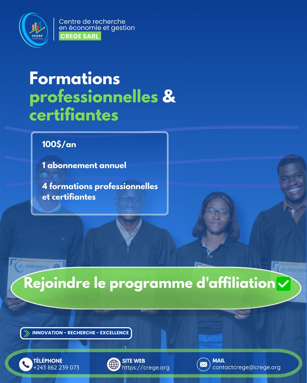 Groupe d’apprenants certifiés